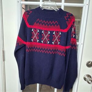 Vintage‎ Men's Nordic Ski Sweater, Large